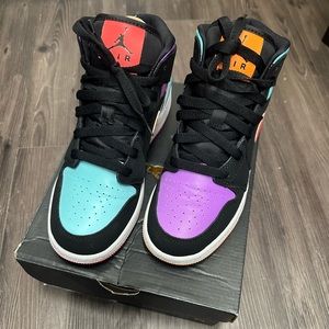 Air Jordan 1 Mid Multi-color GS